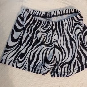 Black and White spandex for volleyball